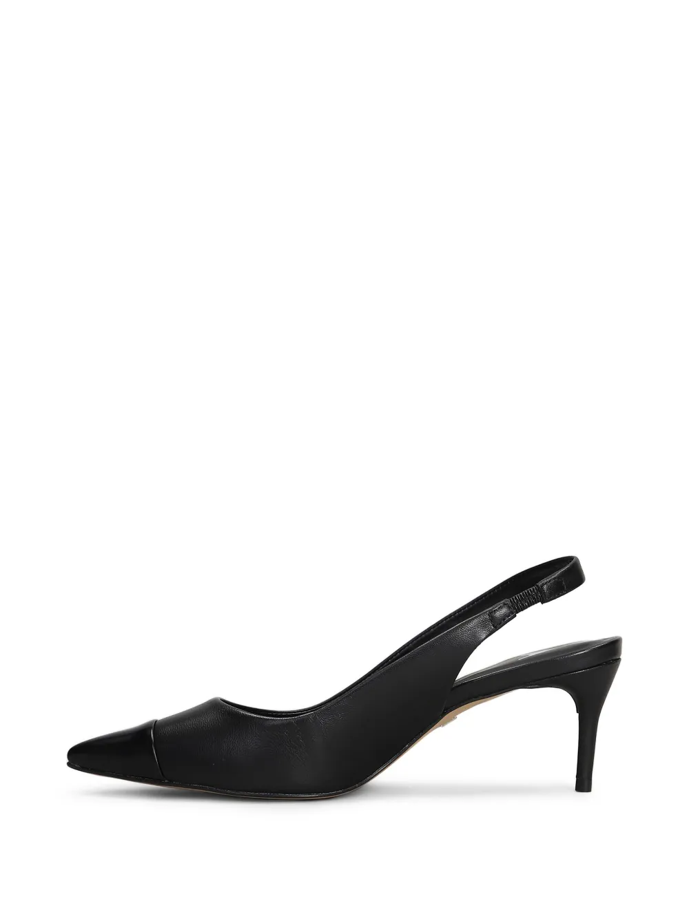 Carrano 70mm Leather Pumps In Black