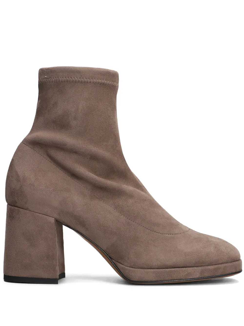 80mm suede ankle boots