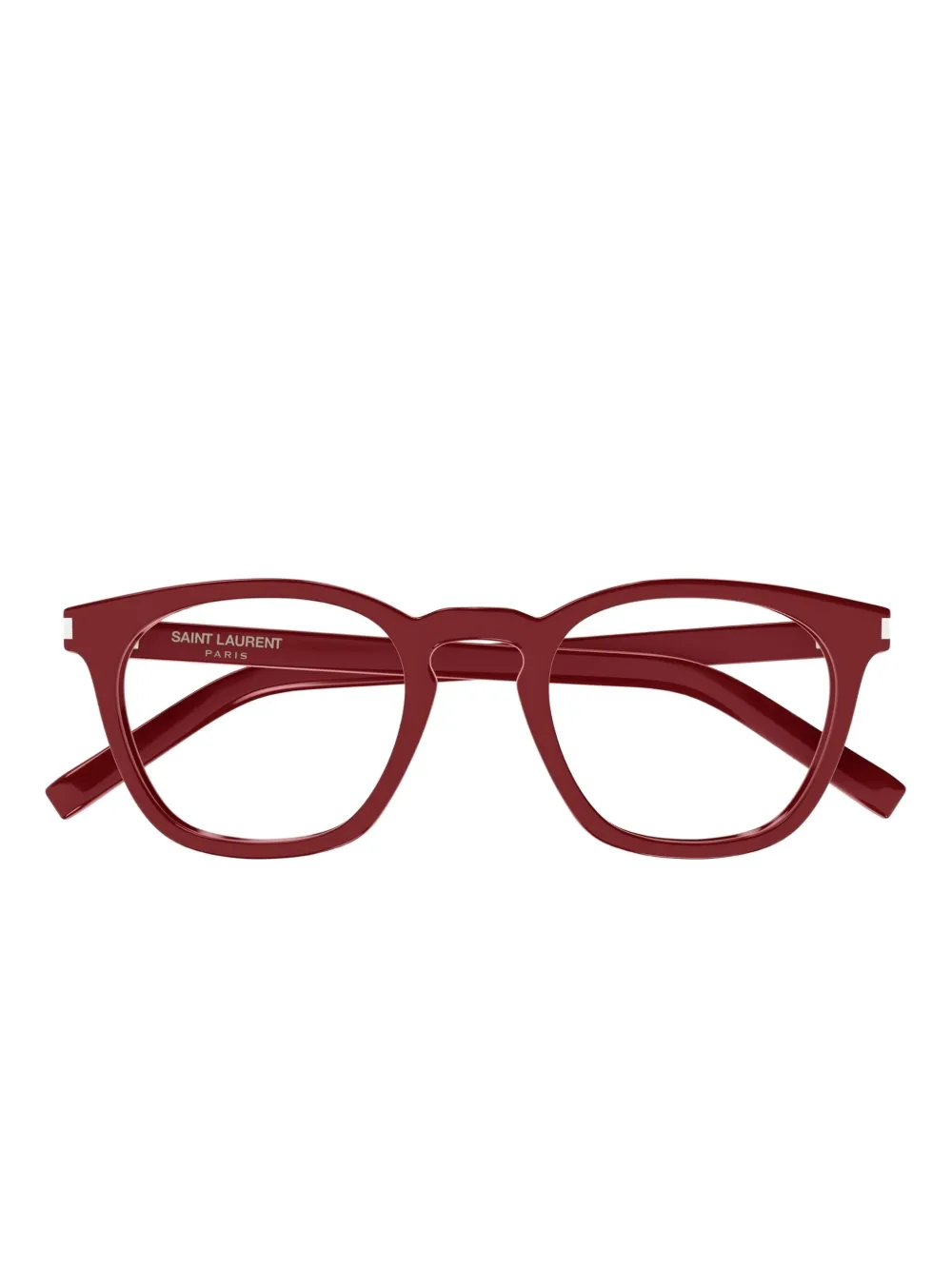 Saint Laurent Eyewear Bril met vierkant montuur Rood