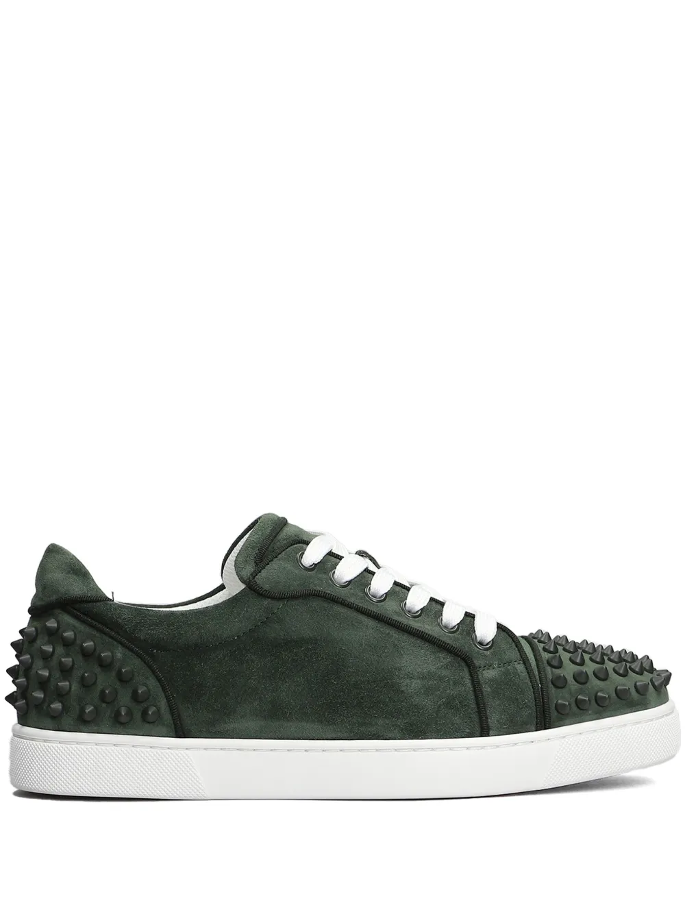 Christian Louboutin baskets Vieira en daim | vert | Image 1