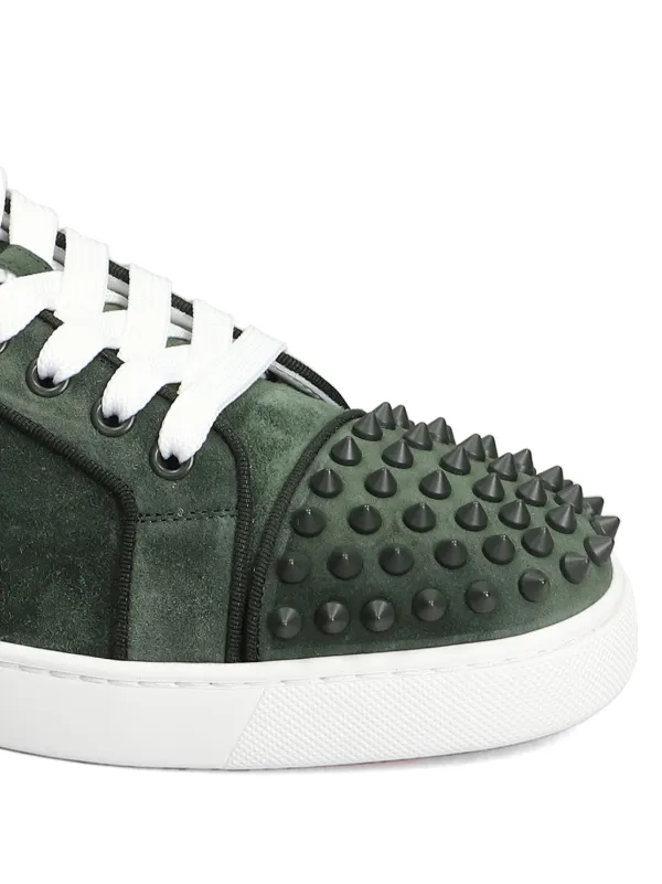 Christian Louboutin Vieira Suede Sneakers | Green | FARFETCH ZA