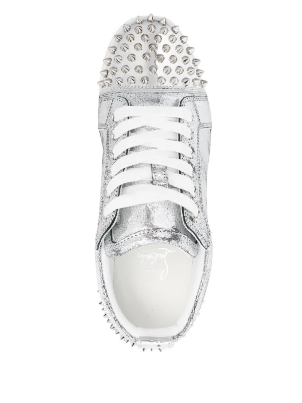 Christian Louboutin Louise Sneakers | Silver | FARFETCH