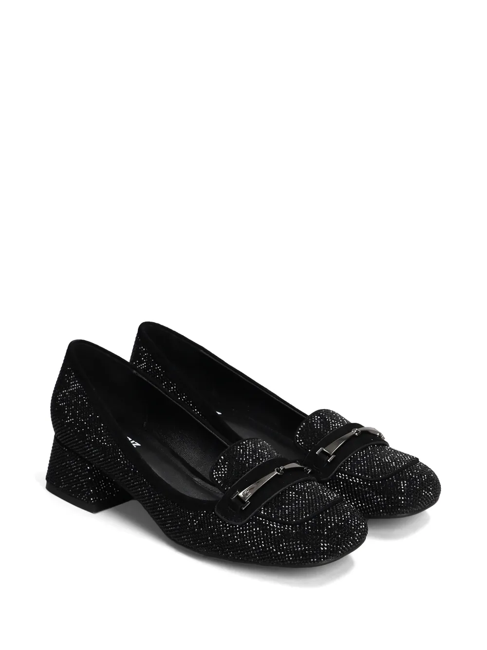 Lola Cruz 40mm Clover pumps - Zwart