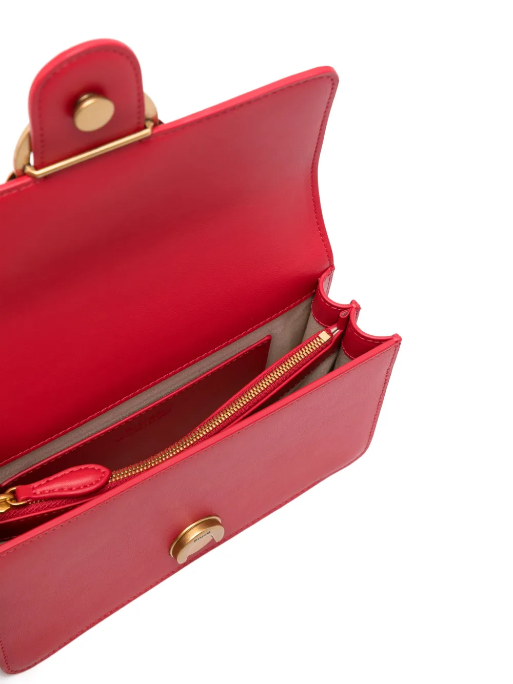 PINKO Love One kleine schoudertas Rood