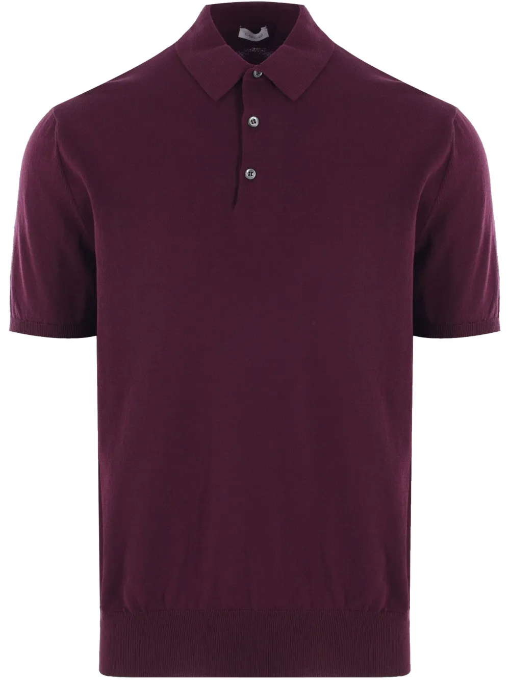 knit polo shirt