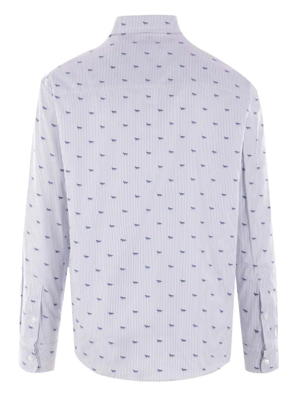 Maison Kitsuné Profile Fox shirt - Grijs