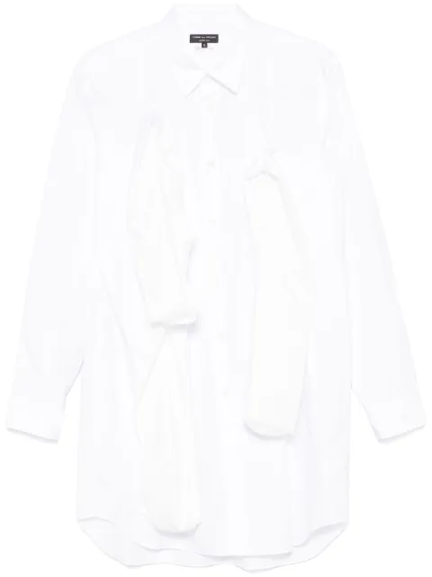 Comme Des Garçons قميص بوبلين