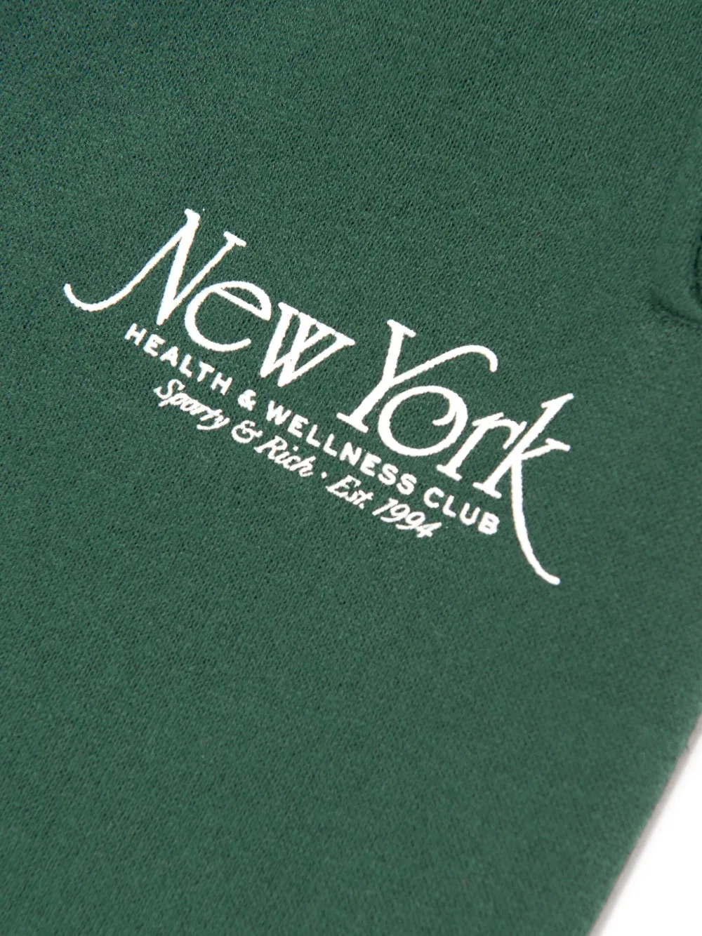 SPORTY & RICH KIDS Trainingsbroek met logoprint Groen