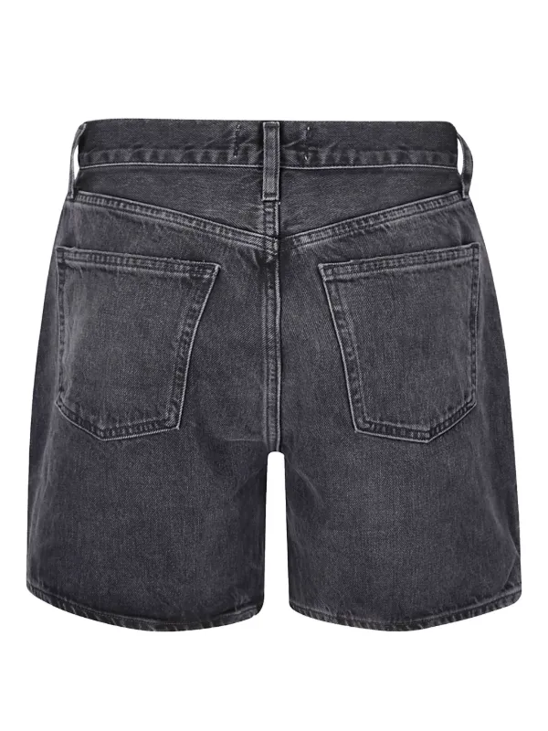 AGOLDE Shorts De Mezclilla Con Tiro Alto Gris FARFETCH CL