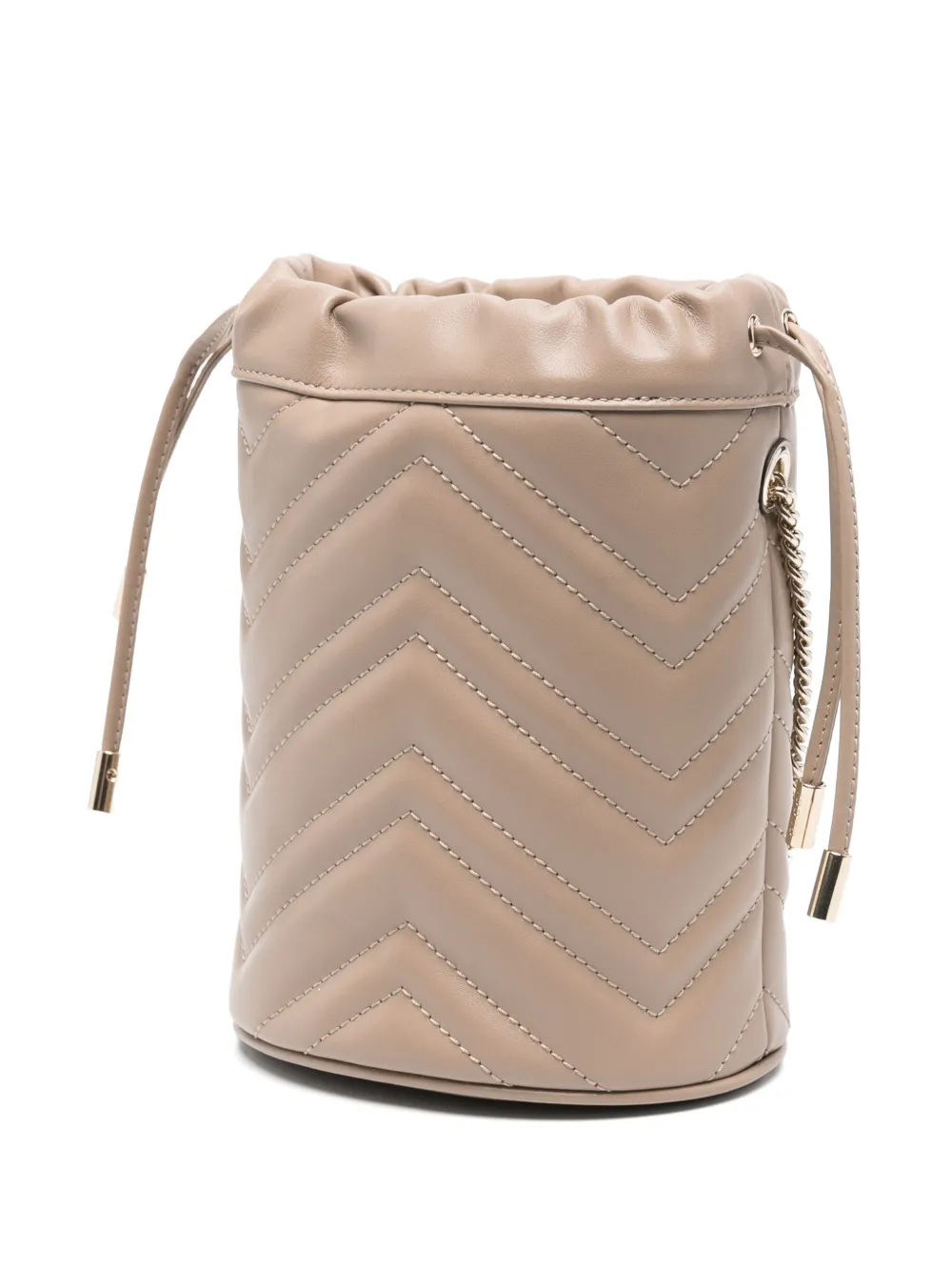 Gucci GG Marmont bucket-tas Beige