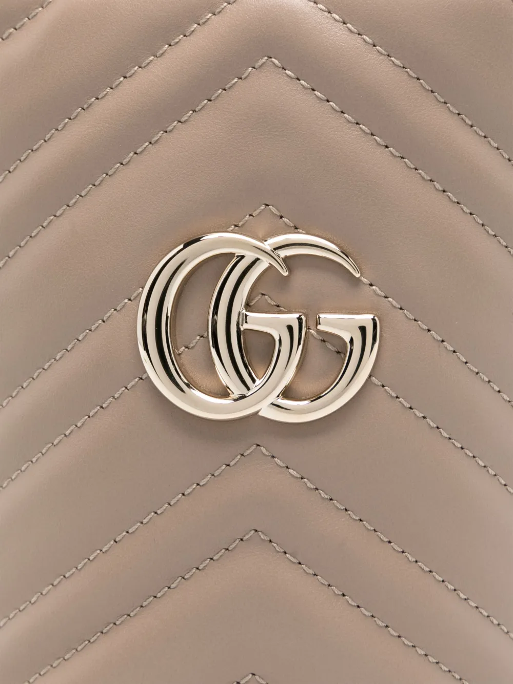 Gucci GG Marmont bucket-tas Beige