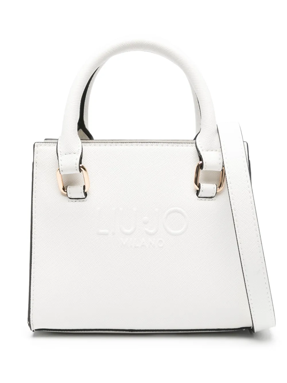 logo-embossed mini bag