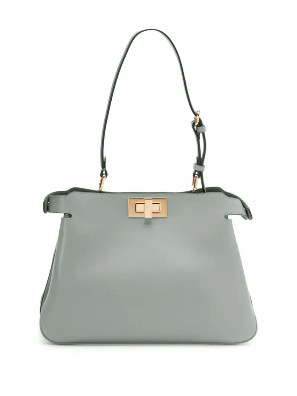  Fendi Peekaboo Shoulder Bag - Grey 