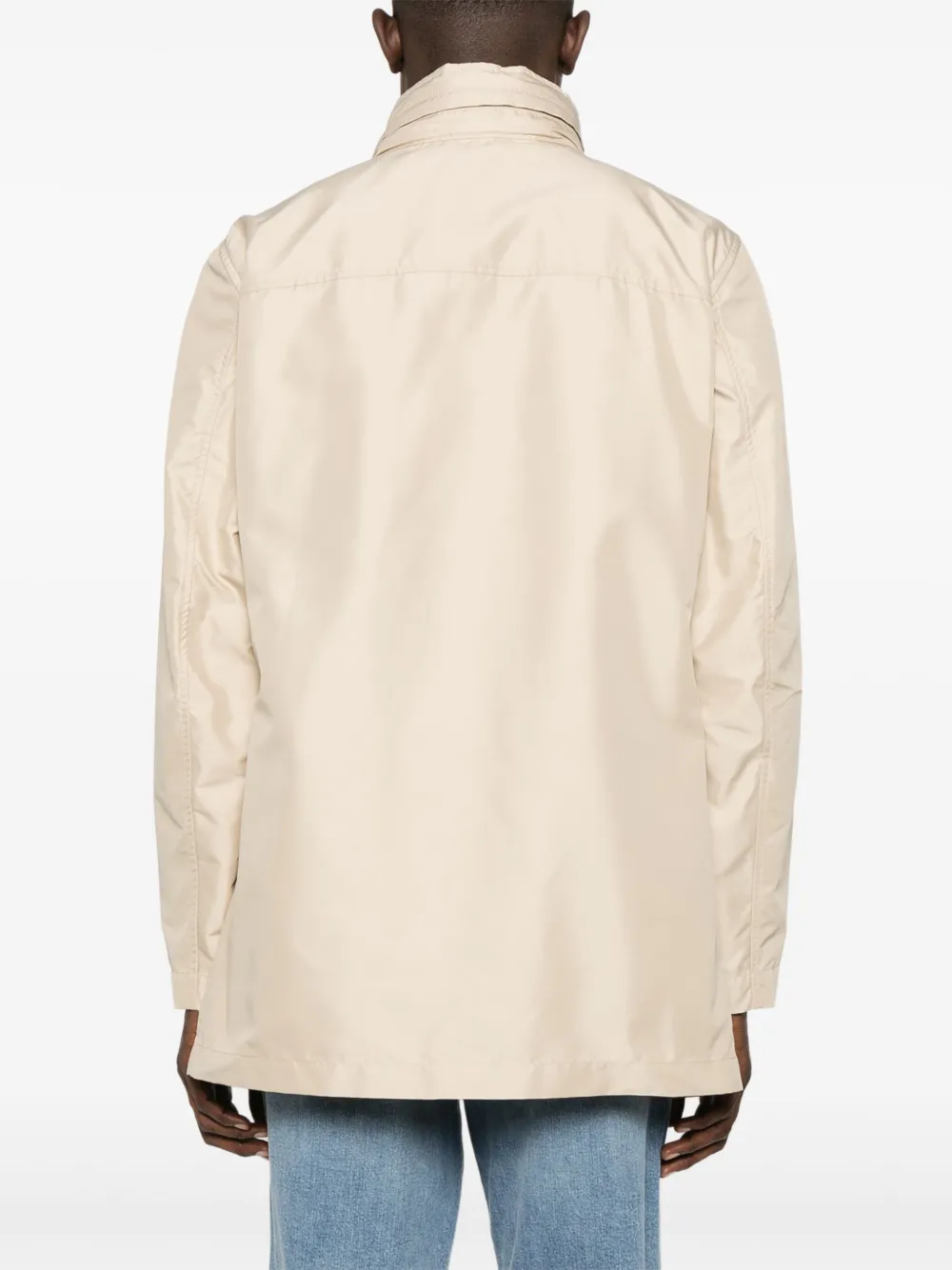 Fay Waterafstotend donsjack Beige