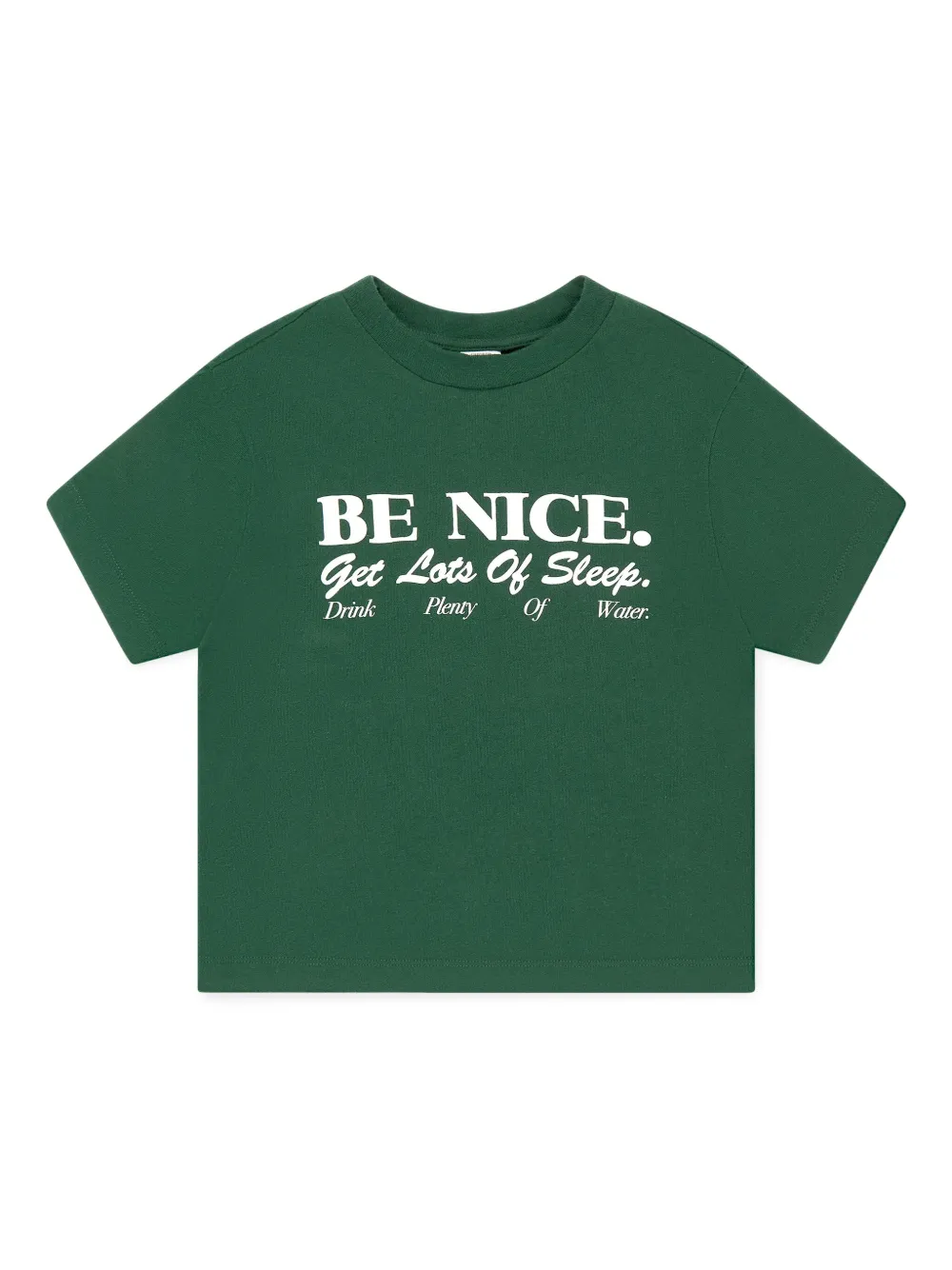 SPORTY & RICH KIDS Be Nice Tシャツ - グリーン SPORTY & RICH KIDS Be Nice Tシャツ - グリーン