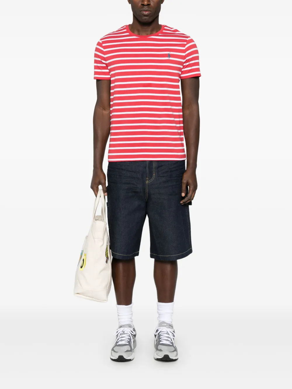 Polo Ralph Lauren Gestreept T-shirt - Rood