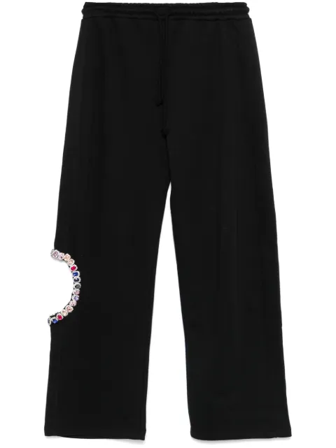 Loulou pantalon de jogging à ornements strassés