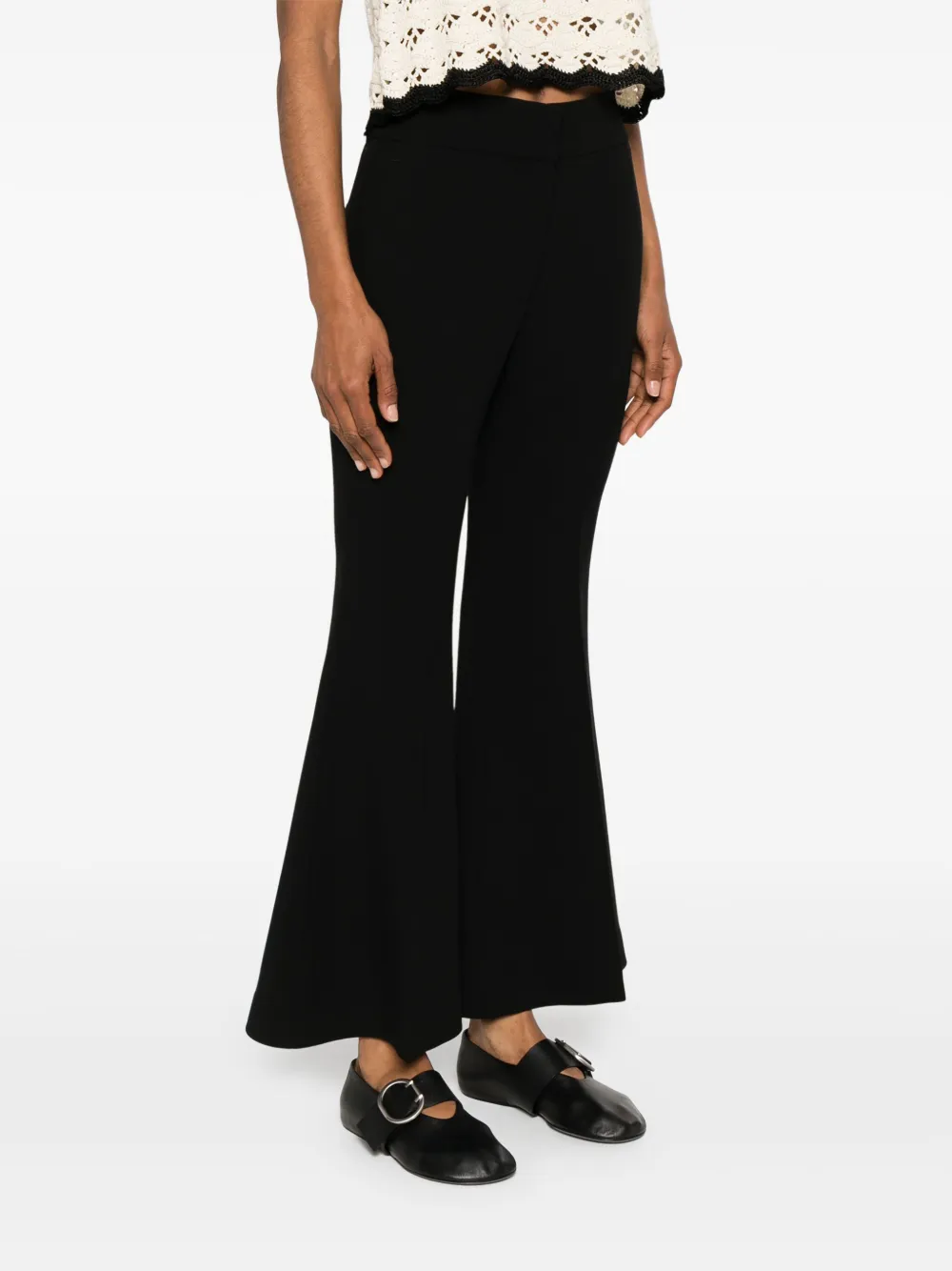 Shop Gabriela Hearst Marsh Trousers In Black