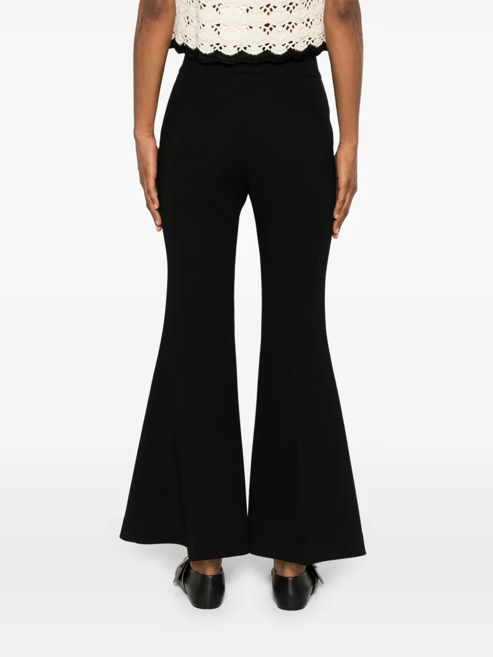 Shop Gabriela Hearst Marsh Trousers In Black