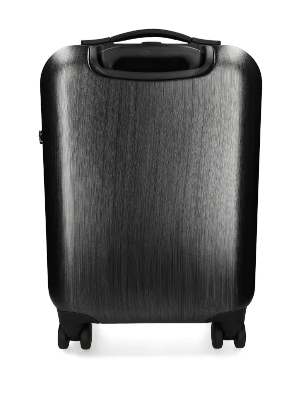 Emporio Armani logo-embossed Luggage | Grey | FARFETCH