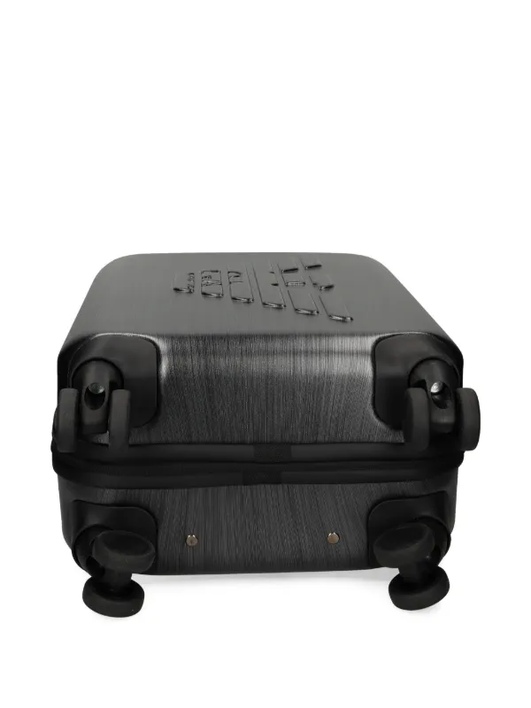 Emporio Armani logo-embossed Luggage | Grey | FARFETCH