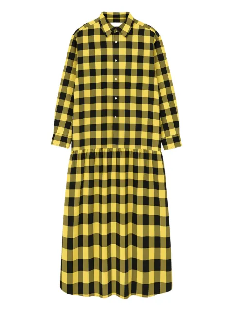 Namacheko vestido camisero midi a cuadros