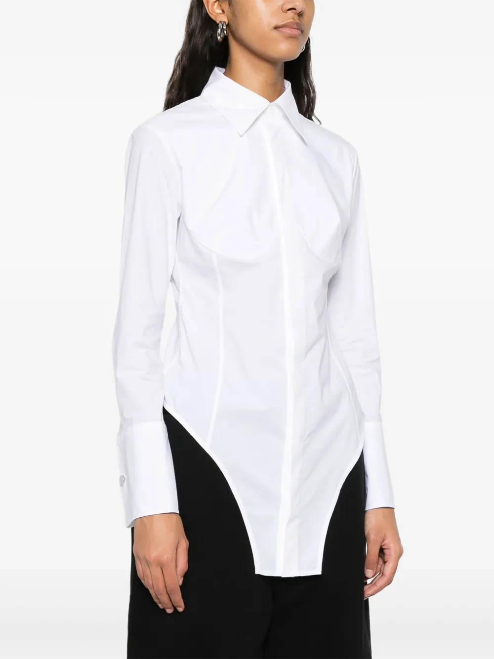 JEAN PAUL GAULTIER POPLIN BODYSUIT 