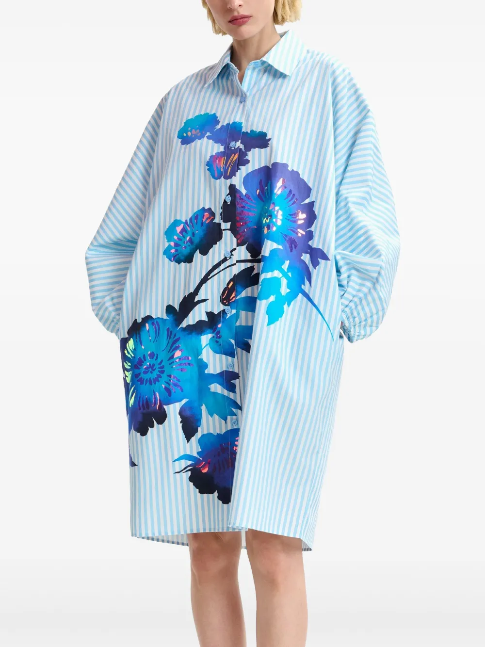 Essentiel Antwerp Hoses blousejurk Blauw