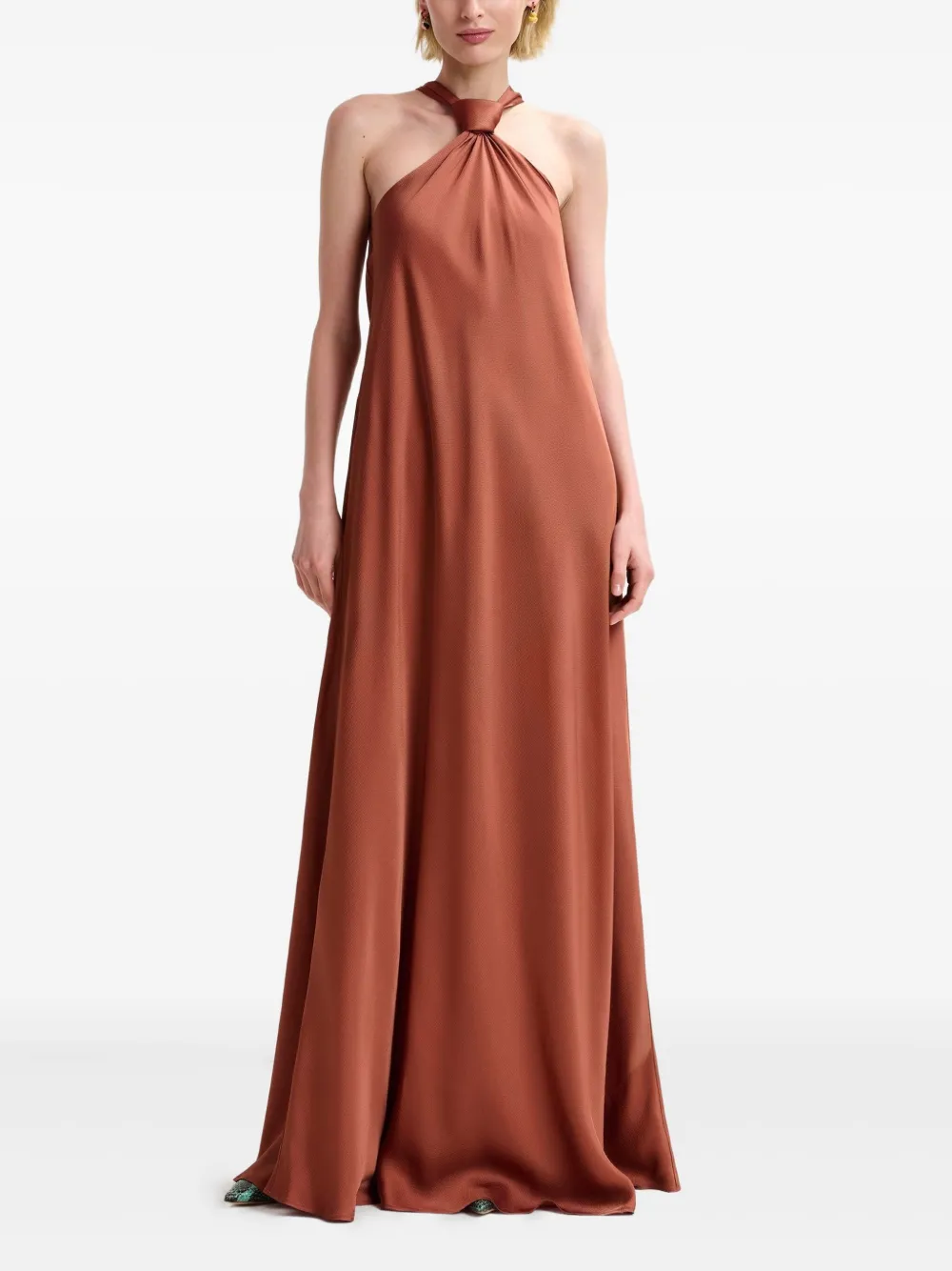 Essentiel Antwerp Huppsala maxi-dress - Bruin