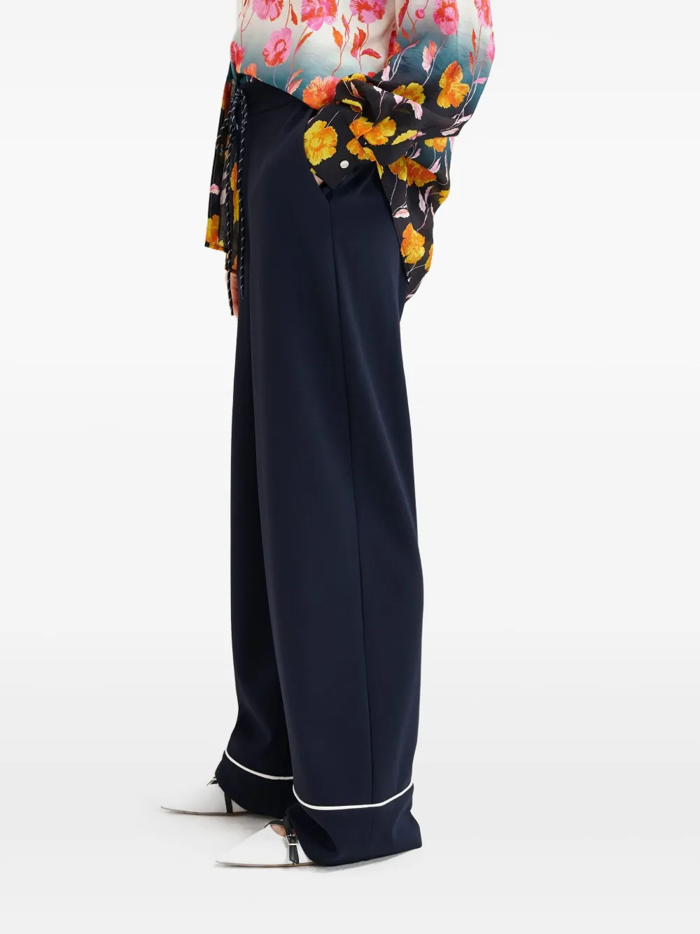 Essentiel Antwerp Hand broek DS33 DARK BLUE WHITE