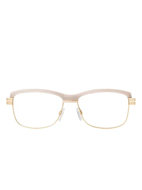 Cazal rectangle-frame glasses