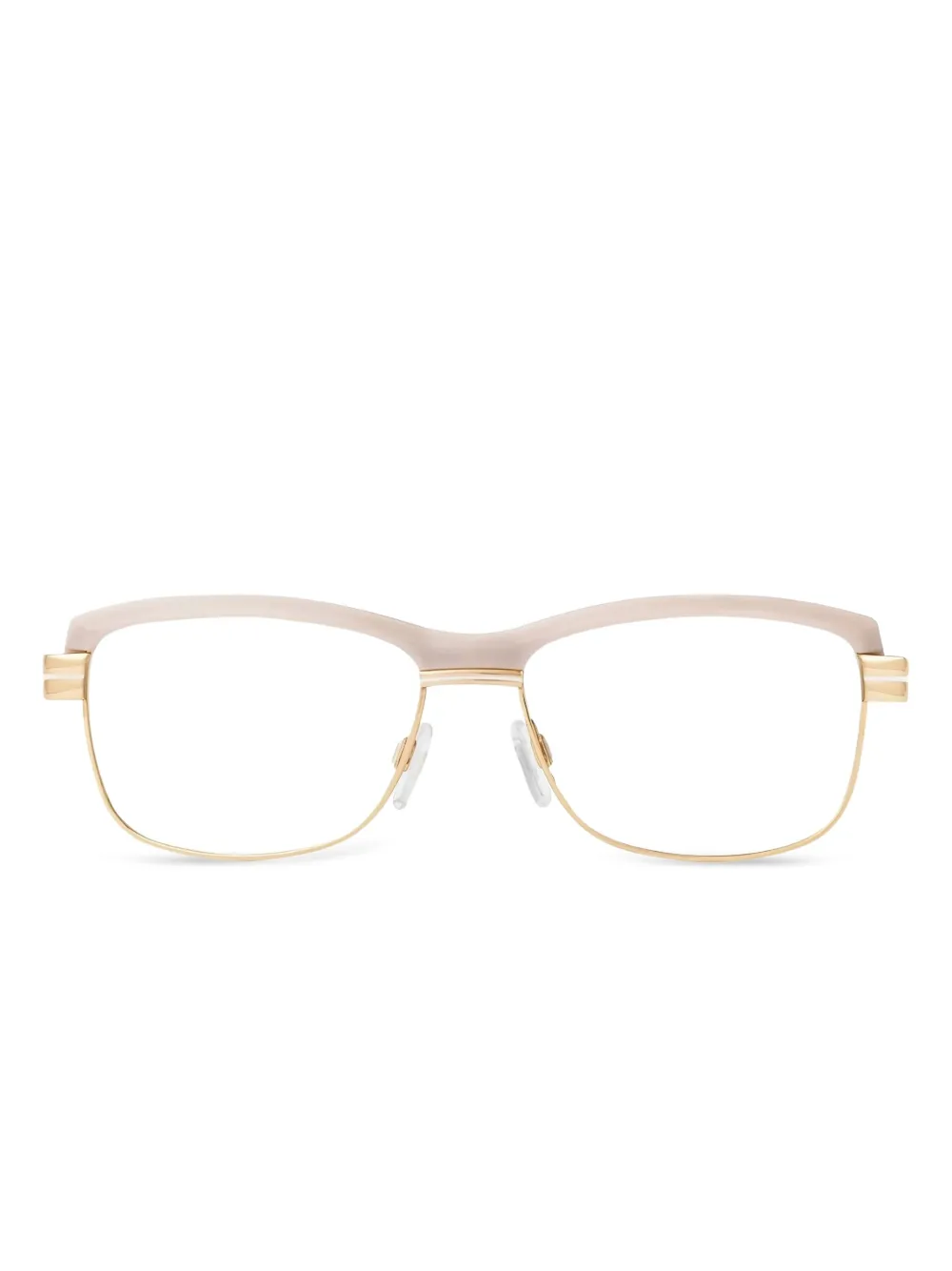Cazal rectangle-frame glasses | Gold | Image 1