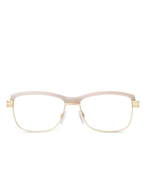 Cazal rectangle-frame glasses
