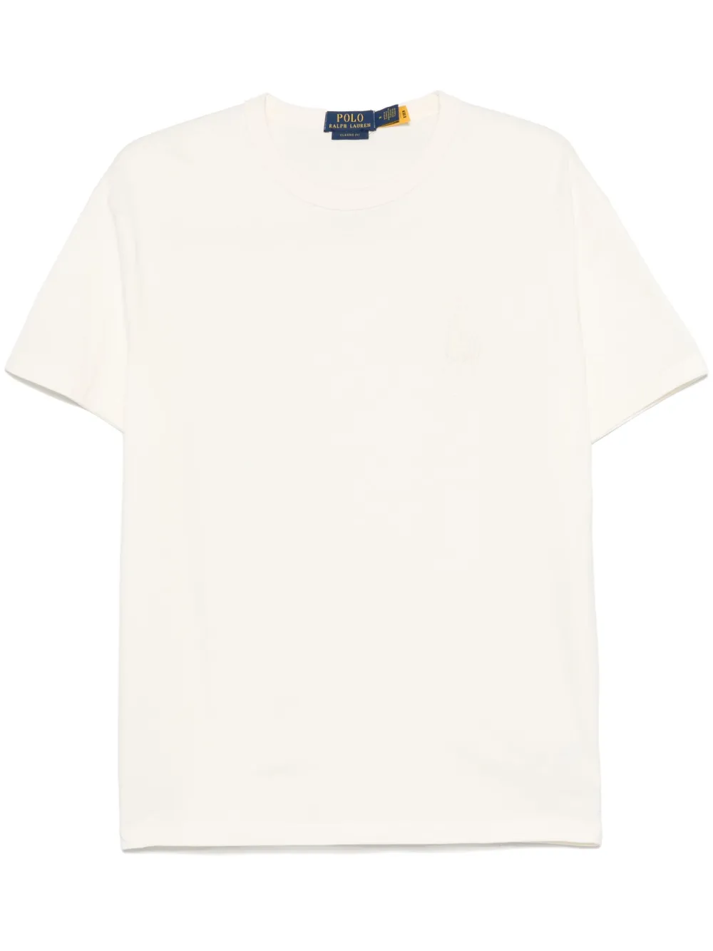 Polo Ralph Lauren Polo Pony-embroidered T-shirt In Neutrals