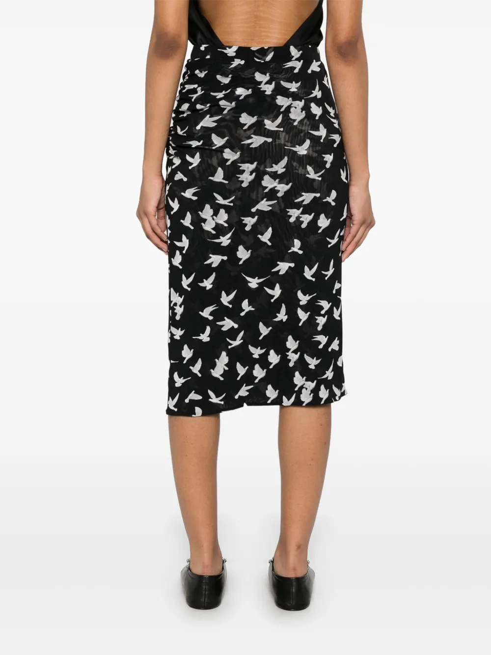 Stella McCartney Flying Bird rok Zwart