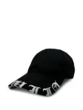 Haculla embroidered-brim cap - Black