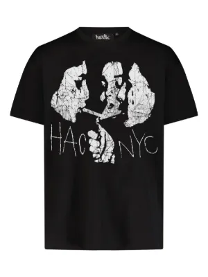美品　Haculla ハキュラ Faces Motif Tシャツ M 黒 完売品 Haculla（ハクラー）メンズ - FARFETCH