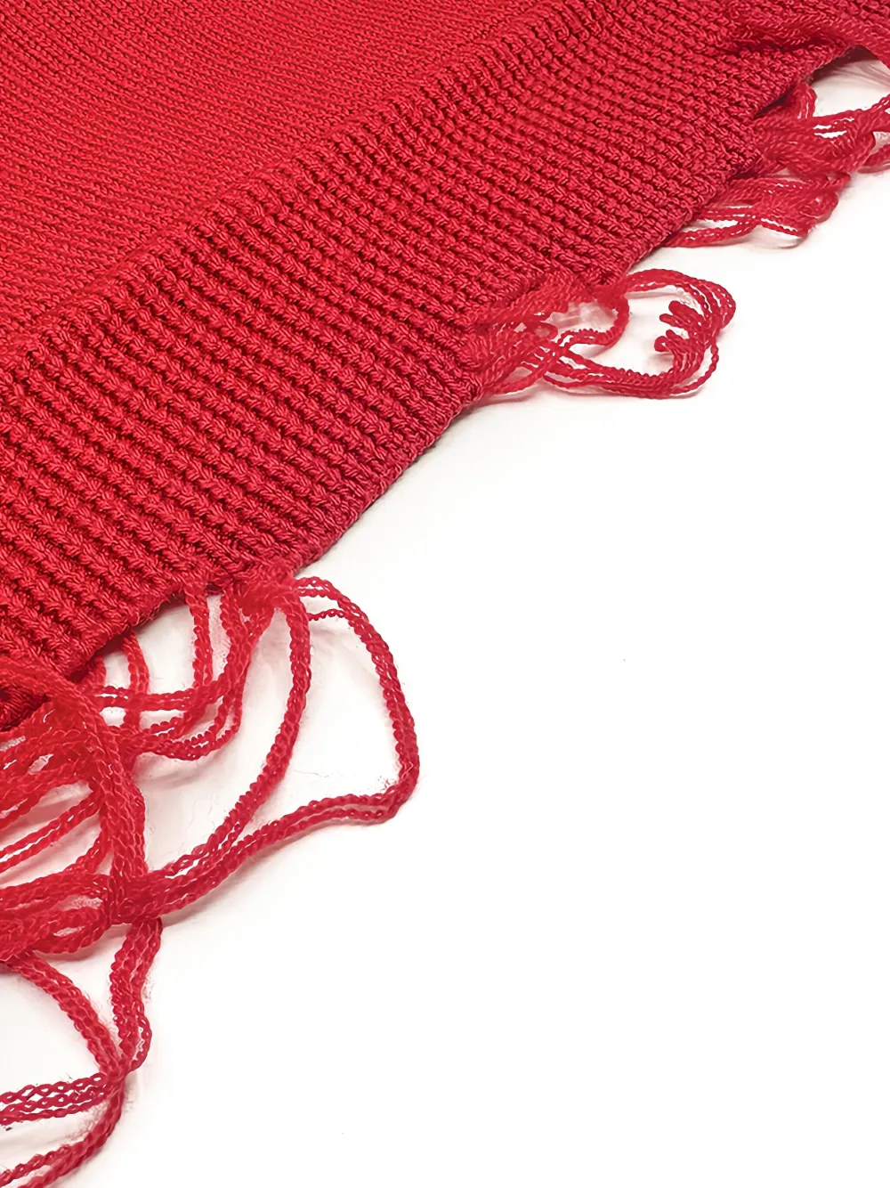 Haculla Gerafelde hoodie Rood