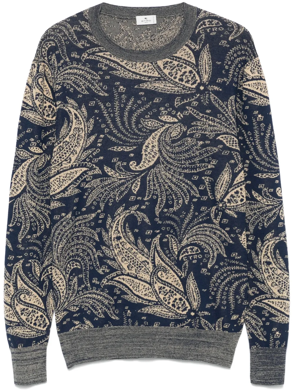 ETRO top con estampado de cachemira | azul | Image 1
