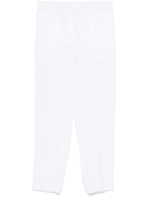 Peserico linen tapered trousers