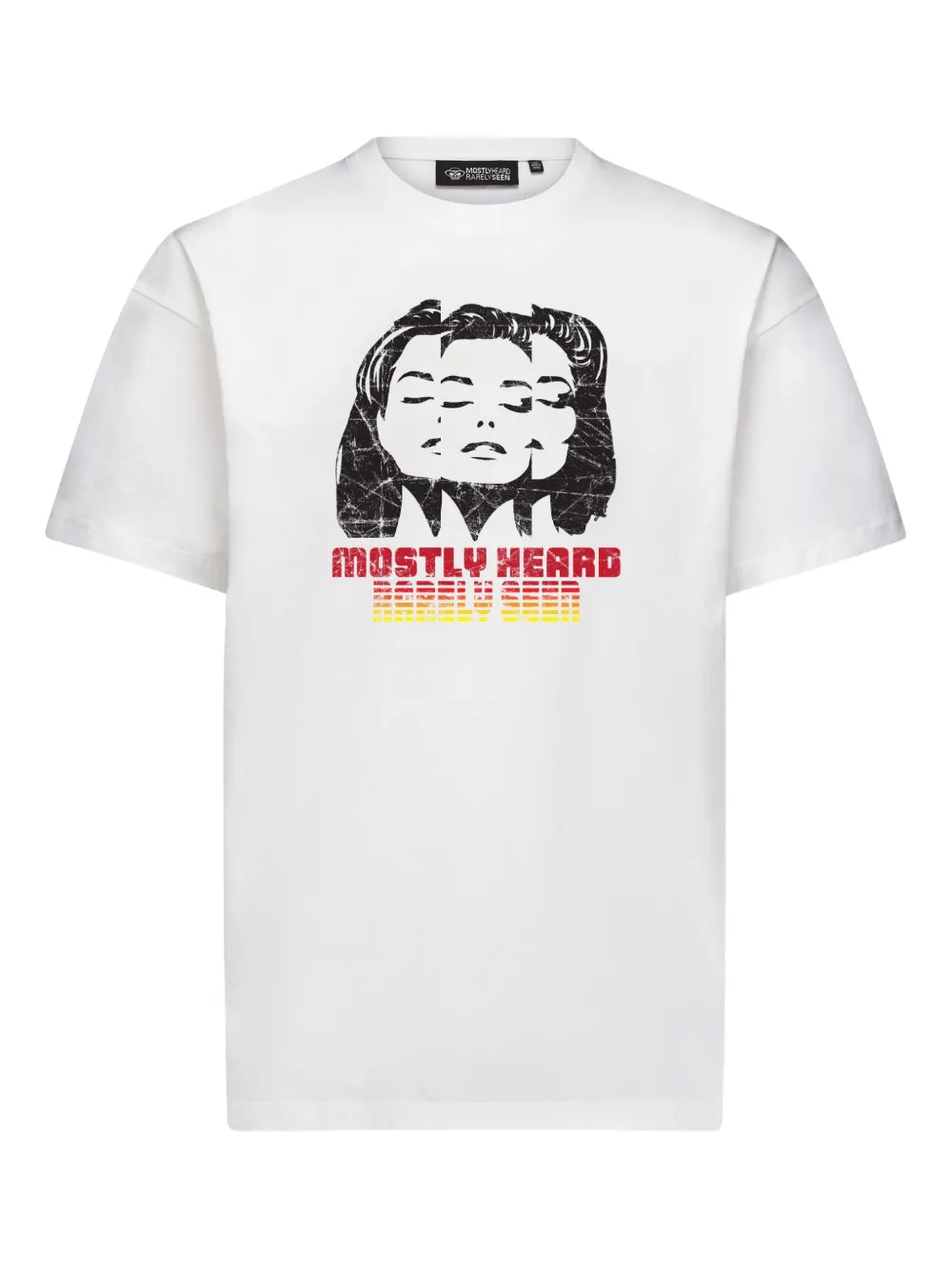 Mostly Heard Rarely Seen T-shirt met grafische print Wit