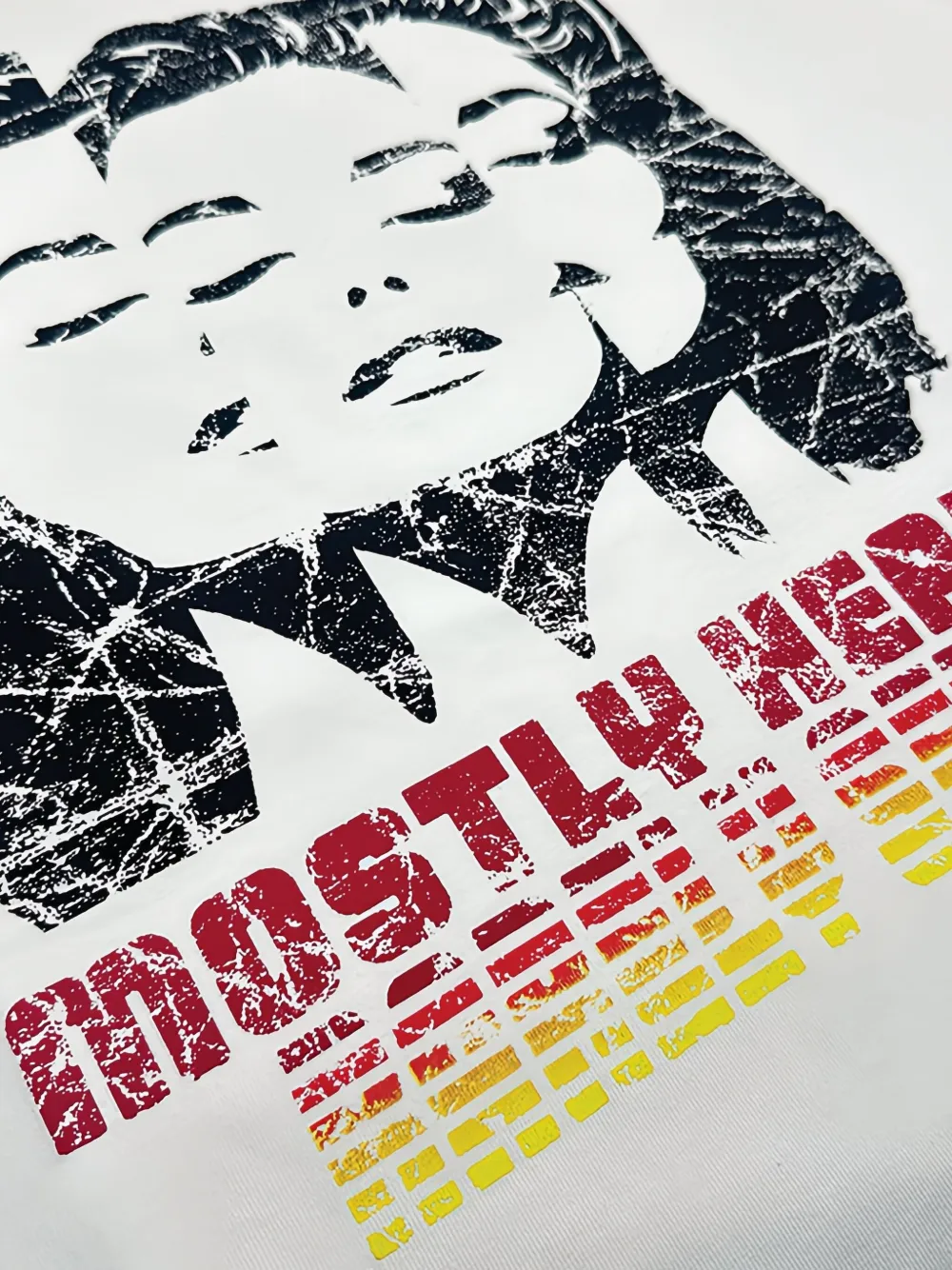 Mostly Heard Rarely Seen T-shirt met grafische print Wit
