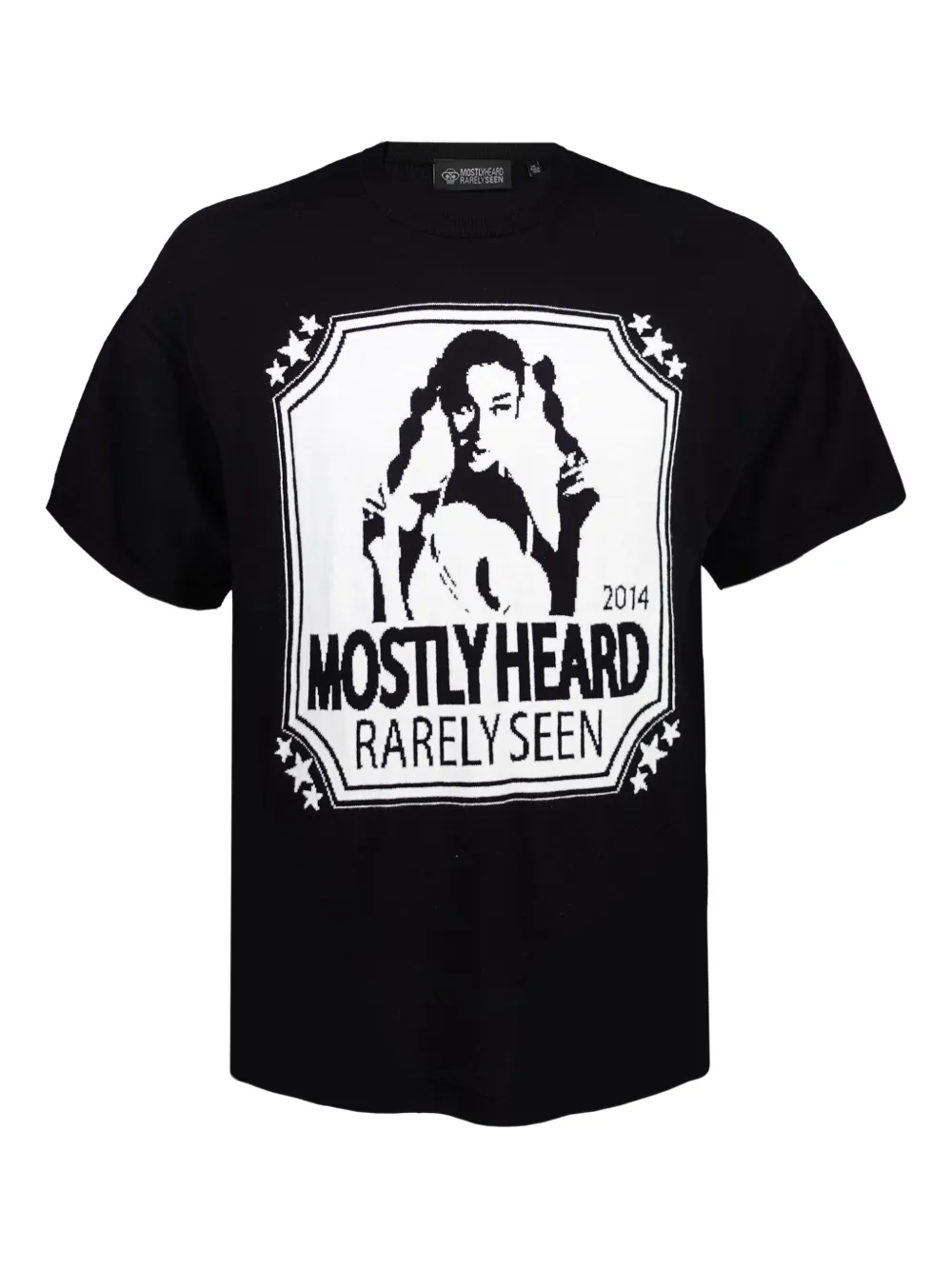Mostly Heard Rarely Seen Katoenen T-shirt met grafische print Zwart