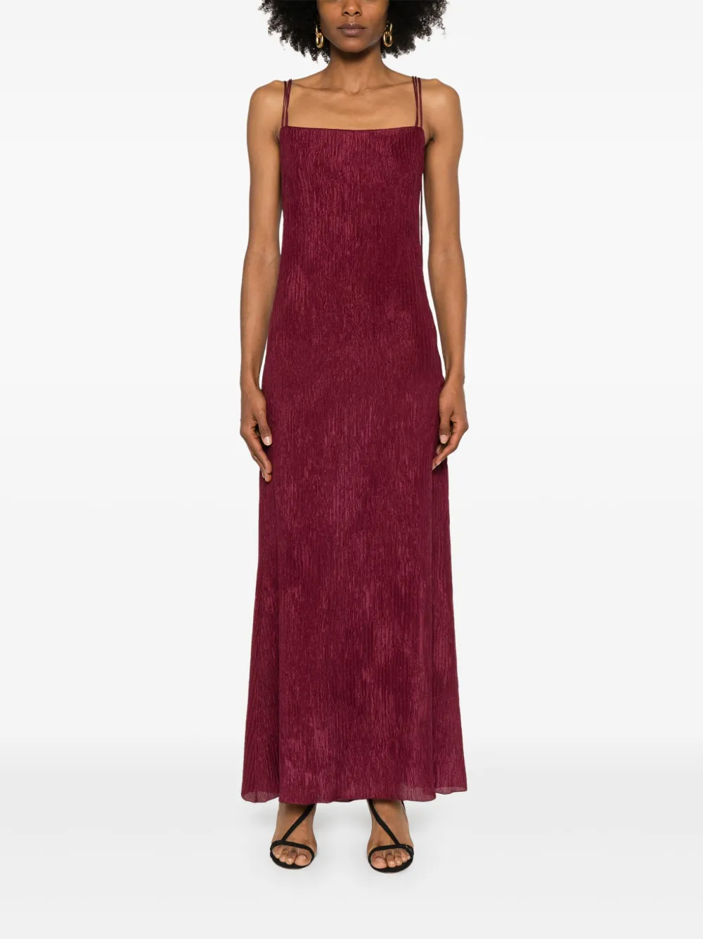 Gabriela Hearst Avebury maxi-jurk BDX
