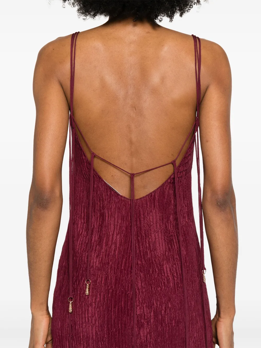 Gabriela Hearst Avebury maxi-jurk BDX