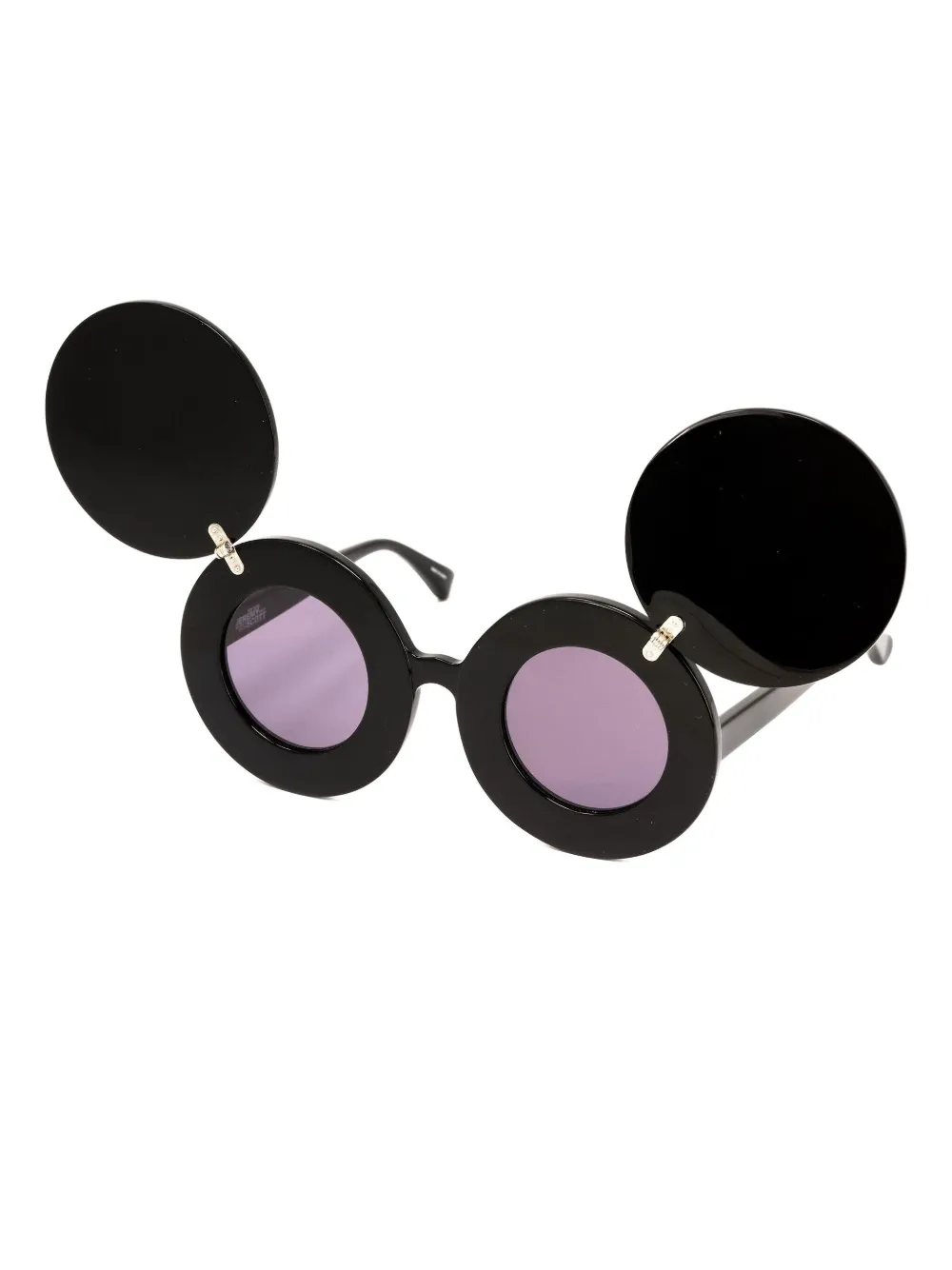 Linda Farrow Mickey round-frame sunglasses - Zwart