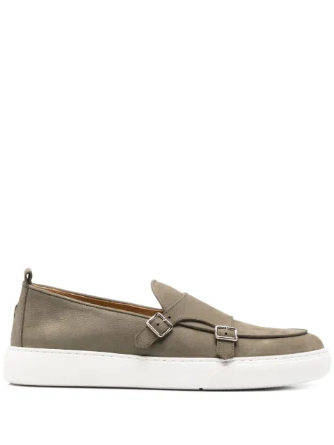Henderson Baracco nubuck monk shoes