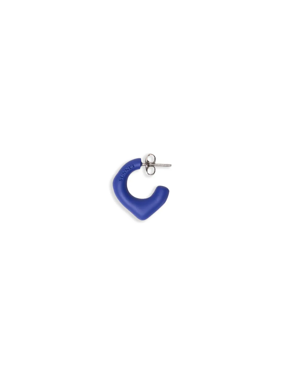 Sunnei Half-hoop Earrings In Silver