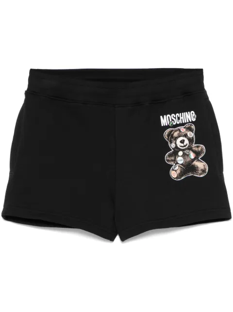 Moschino shorts deportivos con motivo Teddy Bear