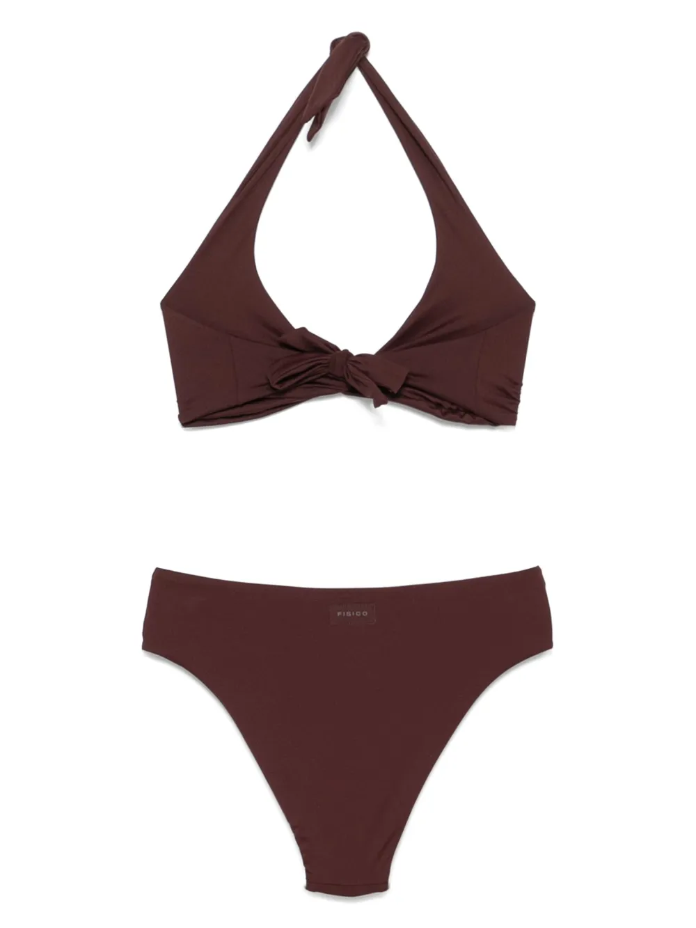 Fisico Bikini met geknoopt detail - Bruin